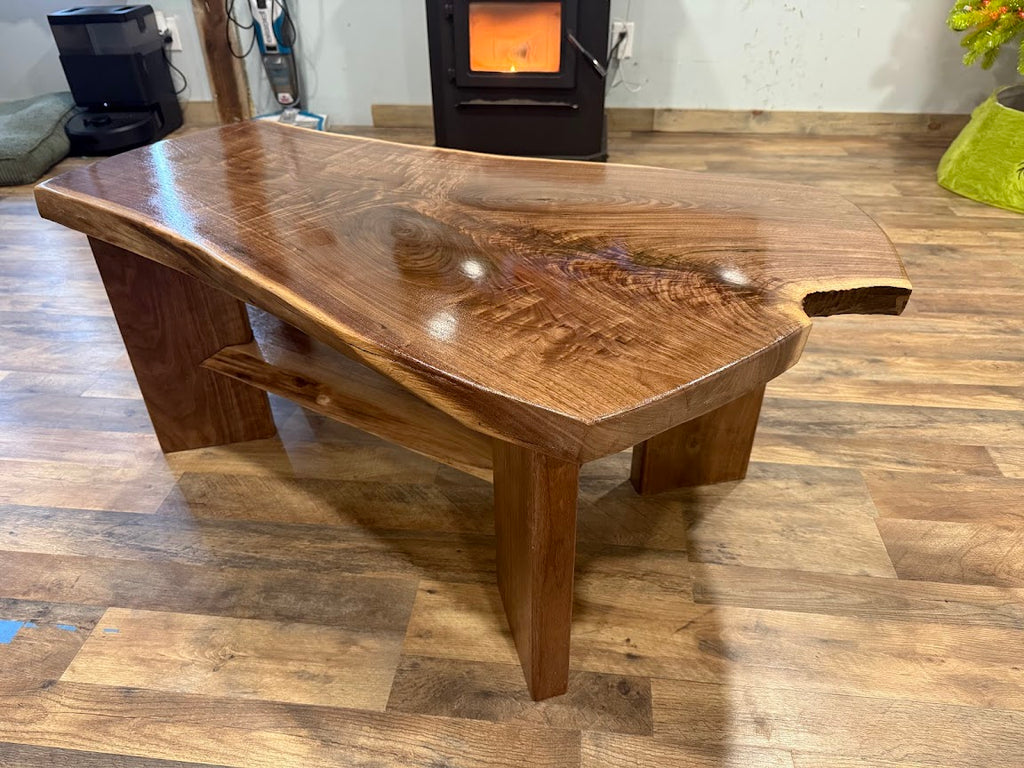 Live Edge Walnut Coffee Table